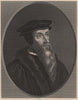 John Calvin. From a Scarce Print by C. Dankertz. Protestant Reformation 1840