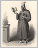 Guebres High Priest, ancient Persian fire-worshippers. Zoroastrianism. Iran 1840