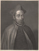 Ignatius de Loyola. Jesuit theologian. Founded Society of Jesus 1840 old print