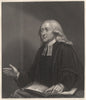 John Wesley. Founded Methodism. Methodist 1840 old antique print picture