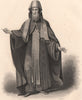 A Muscovite Bishop in his pontifical habit. Russian Orthodoxy. Moscow 1840