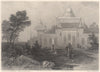 Shrine of Mohammed Khan, near Deeg, India. Islam. Muslim 1840 old print