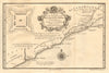 BENIN TOGO GHANA COAST. 'Kingdoms of Koto, Popo, Fida/Whydah & Ardra' 1746 map