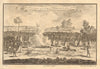 BENIN. King of Whydah's wife & her gallant being punished. G. CHILD 1746 print