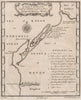 LUANDA. 'Coast of Angola, from ye River Bengo, to the Koanza'. Cuanza 1746 map