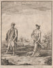 CONGO. 'Dress of the Noblemen and Commonalty of Kongo'. After DE BRY 1746
