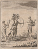 'Military Dress of Commanders & Common Soldiers in Angola'. After DE BRY 1746