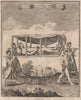 CONGO. 'Way of Carriage & Travelling in Kongo'. Litter. After DE BRY 1746