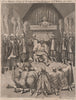 'Alvaro, King of Kongo giving audience to the Dutch in 1642'. After DAPPER 1746