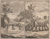 SOUTHERN AFRICA. Hottentot (Khoikhoi). Corn Threshing. Wedding. KOLBEN 1746