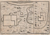ANTIQUE XIAN CITY PLAN 'Si-ngan-fu' [XIAN]. Chwang Ian. China. G. CHILD 1746 map