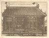CHINA. Inside of an Idol Temple. After NIEUHOF 1746 old antique print picture