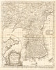 Quan-Tong or Lyau-Tong province & the Kingdom of Kau li/Korea. KITCHIN 1746 map