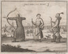 EAST ASIA. 'Eastern Tartars'. Tatars. After NIEUHOF 1746 old antique print