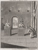 'Image Worship in Tibet'. Grand (Dalai) Lama. Idol Manippe. From GRUEBER 1746