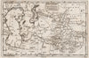 CENTRAL ASIA. Karasm [Khwarezm] Great Bochara [Bukhara] Usbeck Tartary 1746 map
