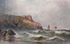 Anstey's Cove, Torquay, South Devon, by Charles E. Hannaford 1907 old print
