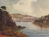 Kingswear, Dartmouth, South Devon, by Charles E. Hannaford 1907 old print