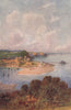 Teignmouth from Shaldon, South Devon, by Charles E. Hannaford 1907 old print