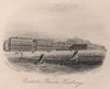 Carlisle Parade, Hastings, Sussex. Antique steel engraving 1852 old print