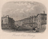 Havelock Road, Hastings, Sussex. Antique steel engraving 1863 old print