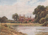 Eton College, Berkshire, by Harold Sutton Palmer 1929 vintage print