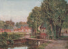 Aylesbury, Buckinghamshire, by Harold Sutton Palmer 1929 vintage print