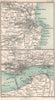Environs of Aberdeen & Dundee. Scottish Cities. BARTHOLOMEW 1904 old map