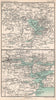 Lakes of Killarney & Cork harbour. Ireland. BARTHOLOMEW 1904 old antique map