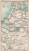 Netherlands. Amsterdam The Hague Rotterdam Antwerp. BARTHOLOMEW 1904 old map