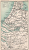 Netherlands. Amsterdam The Hague Rotterdam Antwerp. BARTHOLOMEW 1904 old map