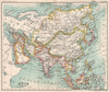 Asia. British India Siam Anam Hejaz. BARTHOLOMEW 1904 old antique map chart