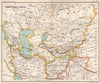 Central Asia. Bokhara Afghanistan Turkestan Caspian Sea. BARTHOLOMEW 1904 map