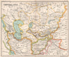 Central Asia. Bokhara Afghanistan Turkestan Caspian Sea. BARTHOLOMEW 1904 map