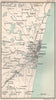 Madras environs. British India. BARTHOLOMEW 1904 old antique map plan chart