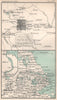 Environs of Peking & Nanking. China. BARTHOLOMEW 1904 old antique map chart