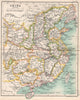 China in provinces. BARTHOLOMEW 1904 old antique vintage map plan chart