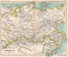 Siberia, &c. Russia. BARTHOLOMEW 1904 old antique vintage map plan chart