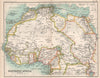 Northern Africa. French West Africa. Ashanti Rio de Oro &c 1904 old map