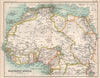 Northern Africa. French West Africa. Ashanti Rio de Oro &c 1904 old map