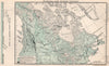 Canada - Land Surface Features. Section across Canada. BARTHOLOMEW 1904 map
