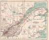 Province of Quebec. Canada. BARTHOLOMEW 1904 old antique map plan chart