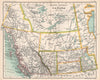 Western Canada. British Columbia Alberta Athabasca Manitoba 1904 old map