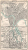 Winnipeg town/city plan. Manitoba postage stamp province. Canada 1904 old map