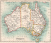 Australia. BARTHOLOMEW 1904 old antique vintage map plan chart