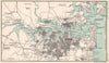 Sydney vintage sketch map. Port Jackson. New South Wales. BARTHOLOMEW 1904