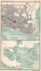 Perth city/town plan. Albany & King George Sound. Western Australia 1904 map