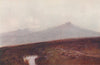 Hey Tor, Dartmoor, Devon, by Frederick John Widgery 1920 old antique print