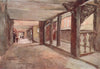 Watergate Row, south side, Chester, by Edward Harrison Compton 1910 old print