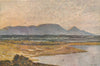 Table Mountain from Retreat Flats, Cape Town, by William Westhofen 1910 print